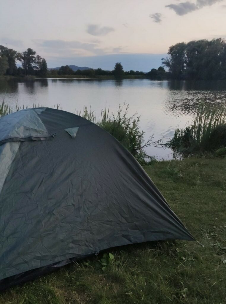 Wildcamping Teich